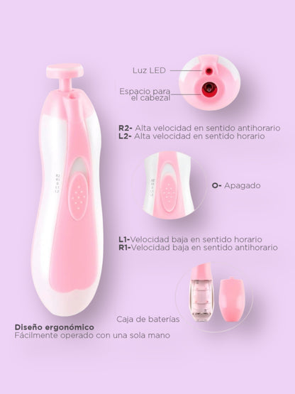 Pulidor de uñas para bebé 👶